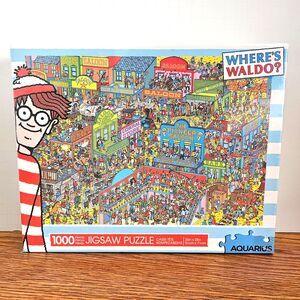 Where's Waldo Wild West Jigsaw Puzzle 1000 Pieces 20" x 28"  New Sealed